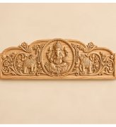 Ganesha & Elephant Carving Border